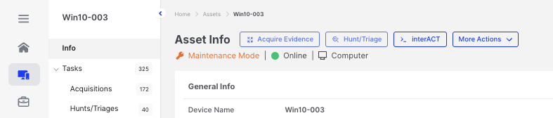 Maintenance Mode | Binalyze Knowledge Base